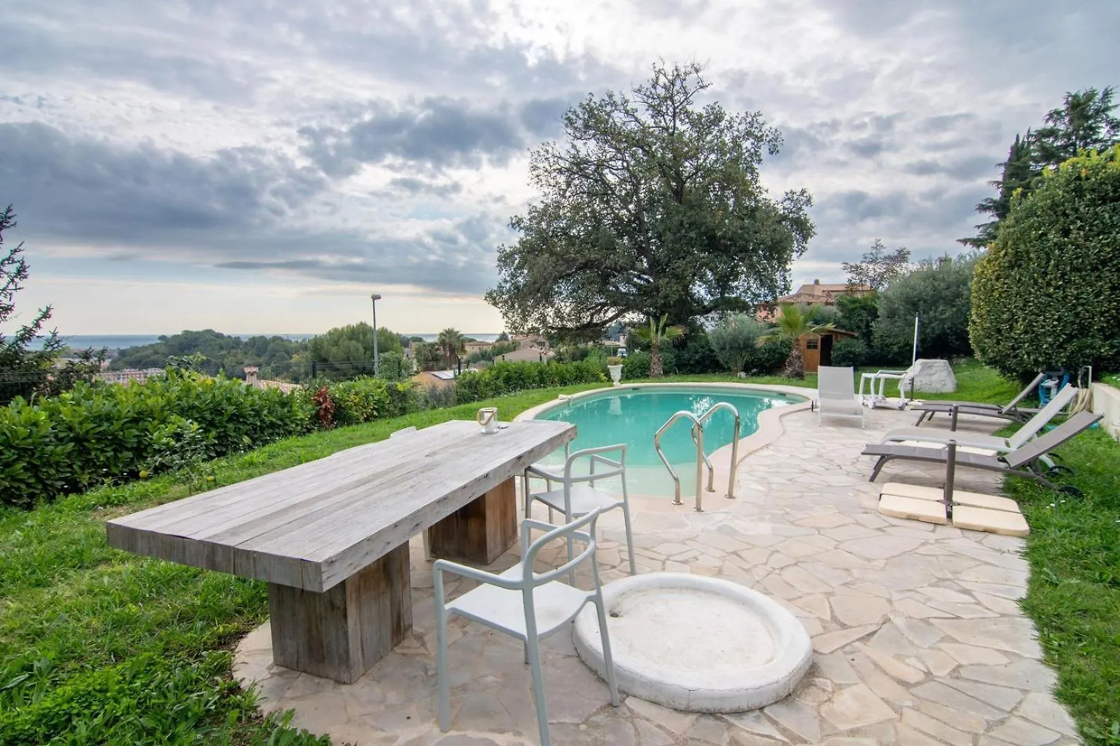 Daire Maisonnette With Swimming Pool Cagnes-sur-Mer Fransa